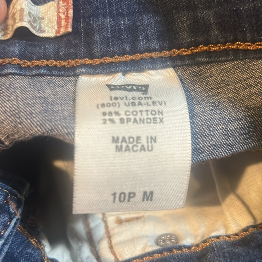 Levi's 512 Perfectly Slimming Women Straight sz 10P M - Picture 6 of 8